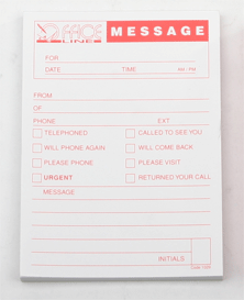 MESSAGE PAD 100 Leaf