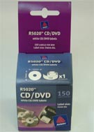 AVERY ADDRESSING WHITE CD/DVD LABELS R5020