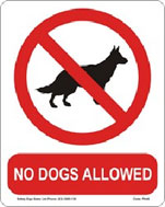 No Dogs Allowed